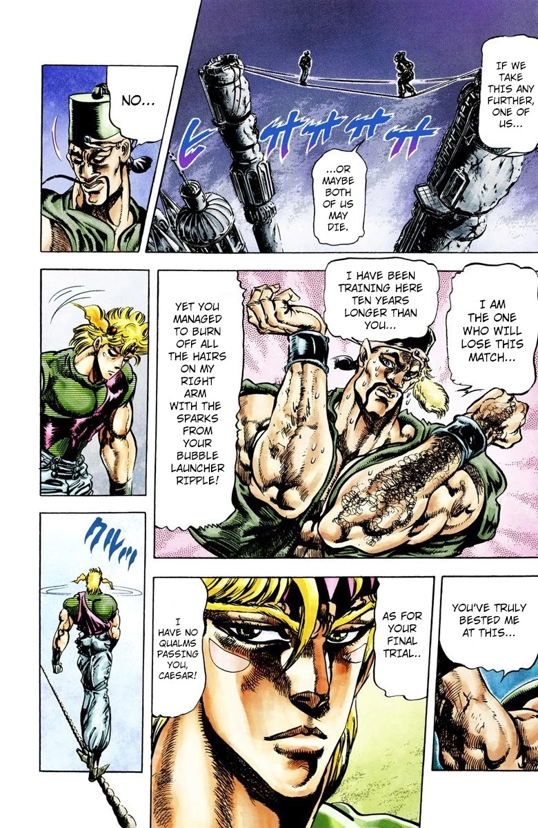 JoJo's Bizarre Adventure Part 2 - Battle Tendency (Official Colored) chapter 35 page 4