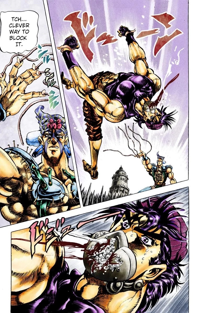 JoJo's Bizarre Adventure Part 2 - Battle Tendency (Official Colored) chapter 35 page 7