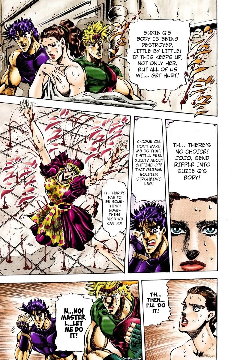 JoJo's Bizarre Adventure Part 2 - Battle Tendency (Official Colored) chapter 38 page 13