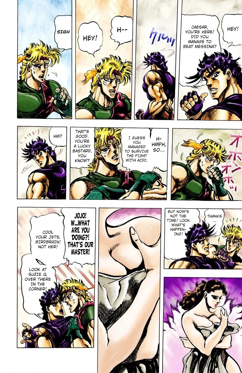 JoJo's Bizarre Adventure Part 2 - Battle Tendency (Official Colored) chapter 38 page 2