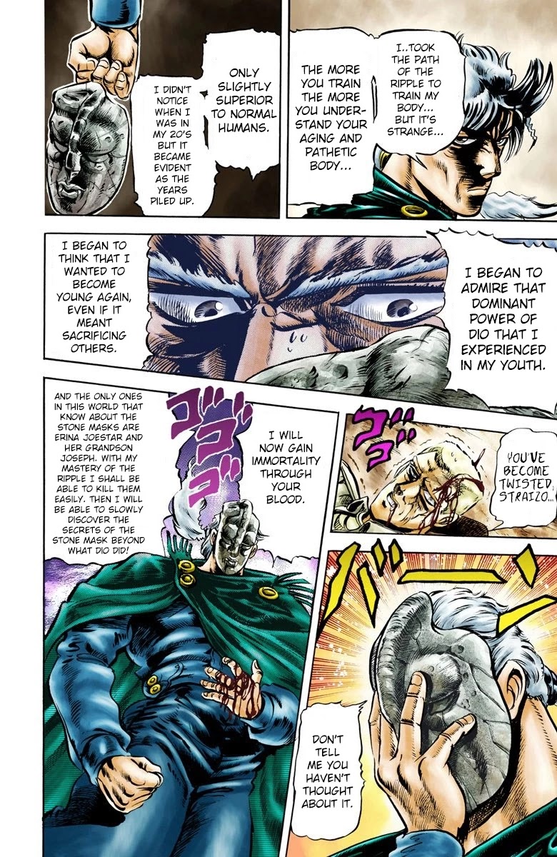 JoJo's Bizarre Adventure Part 2 - Battle Tendency (Official Colored) chapter 4 page 11