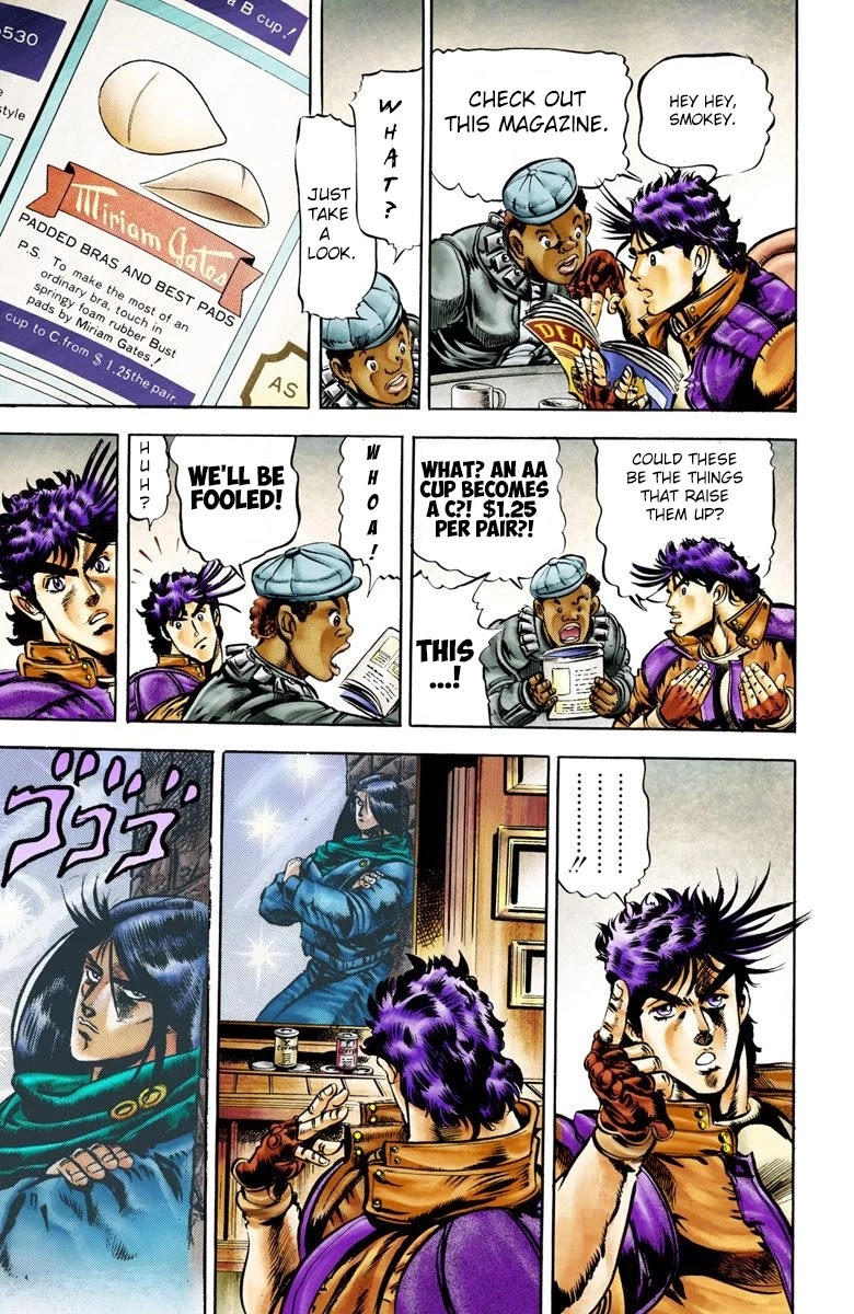 JoJo's Bizarre Adventure Part 2 - Battle Tendency (Official Colored) chapter 4 page 14