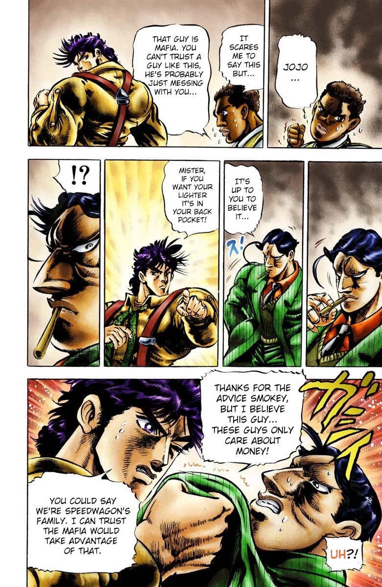 JoJo's Bizarre Adventure Part 2 - Battle Tendency (Official Colored) chapter 4 page 3