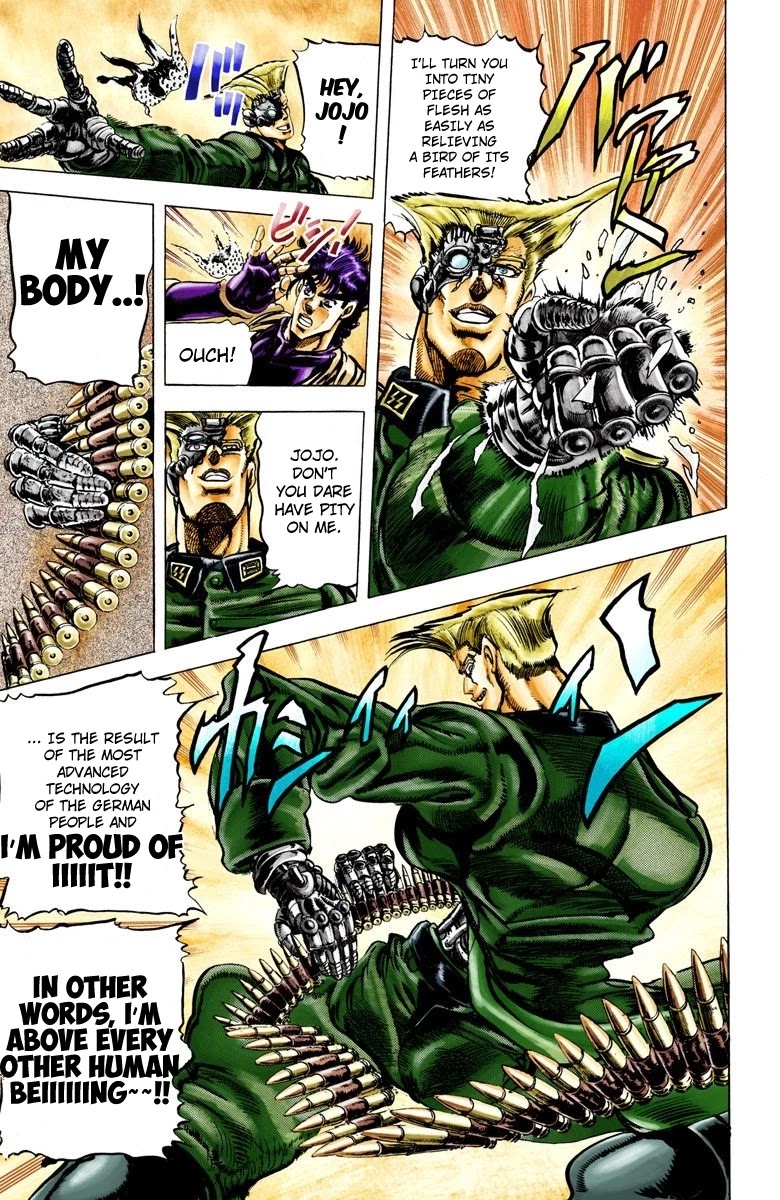 JoJo's Bizarre Adventure Part 2 - Battle Tendency (Official Colored) chapter 41 page 10