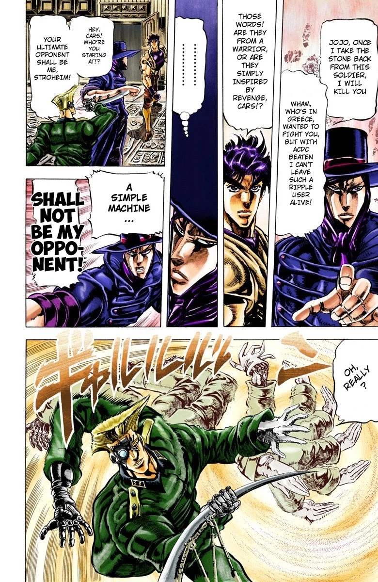 JoJo's Bizarre Adventure Part 2 - Battle Tendency (Official Colored) chapter 41 page 7
