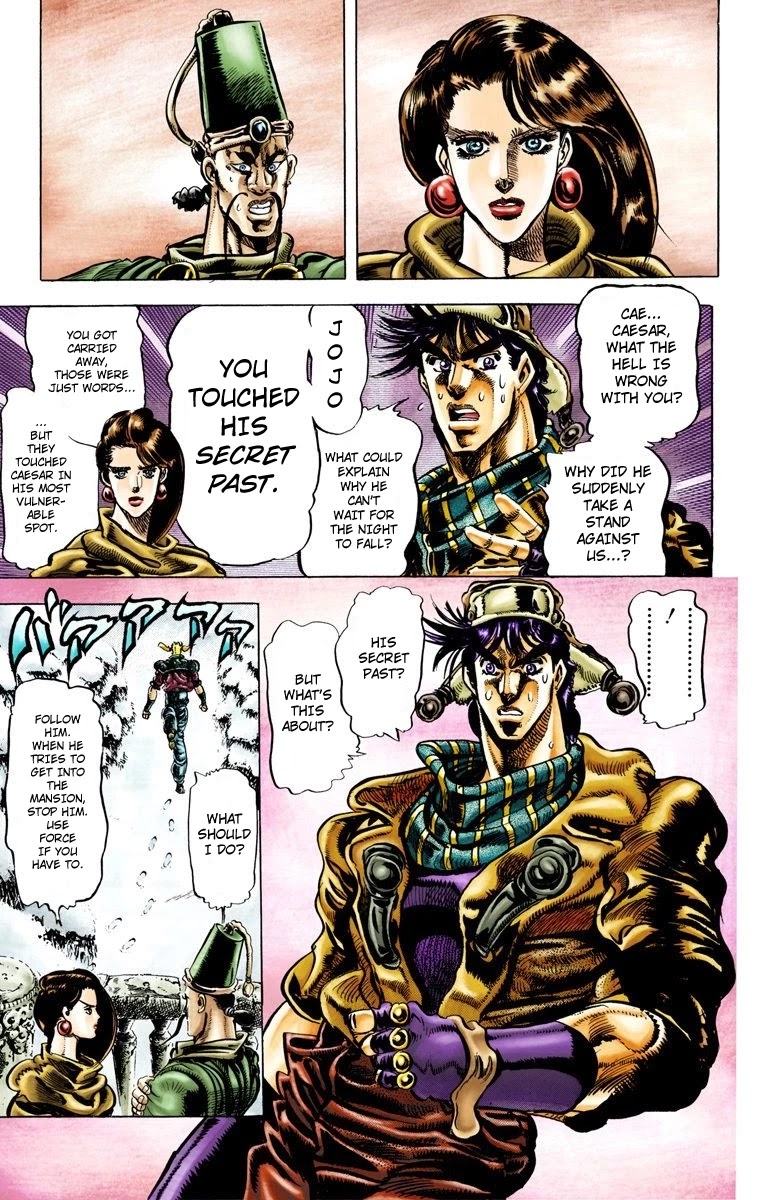 JoJo's Bizarre Adventure Part 2 - Battle Tendency (Official Colored) chapter 44 page 14