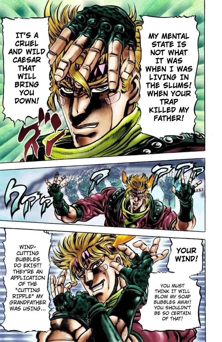 JoJo's Bizarre Adventure Part 2 - Battle Tendency (Official Colored) chapter 46 page 17