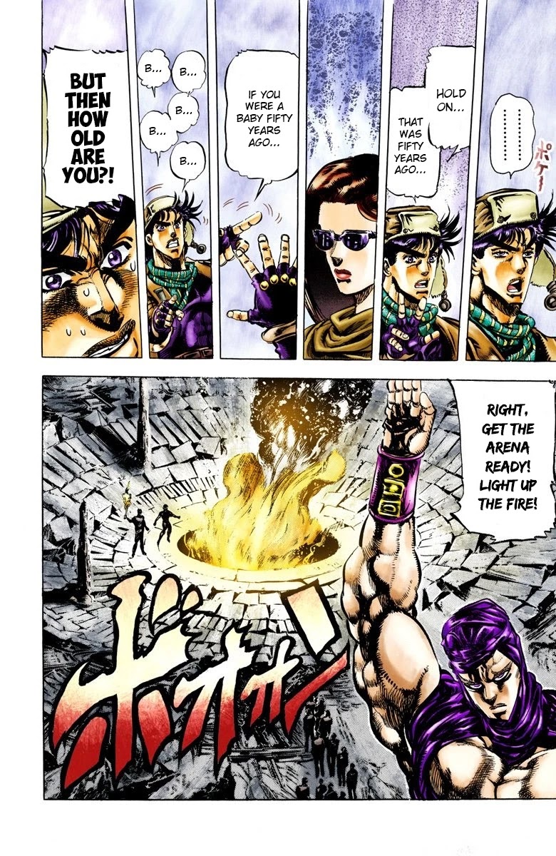 JoJo's Bizarre Adventure Part 2 - Battle Tendency (Official Colored) chapter 52 page 20