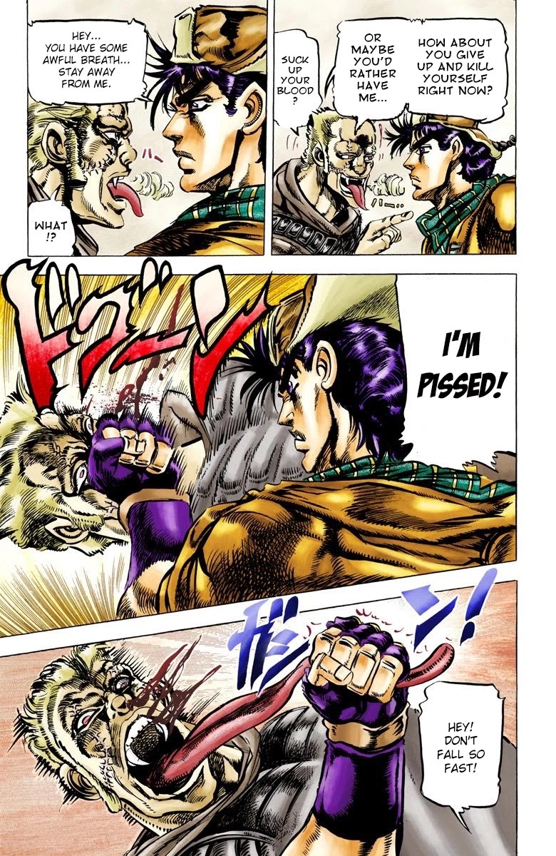 JoJo's Bizarre Adventure Part 2 - Battle Tendency (Official Colored) chapter 52 page 8
