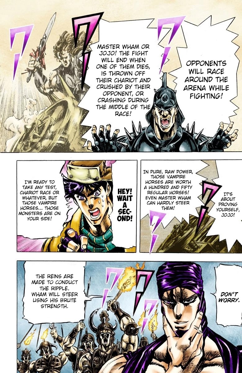 JoJo's Bizarre Adventure Part 2 - Battle Tendency (Official Colored) chapter 53 page 14