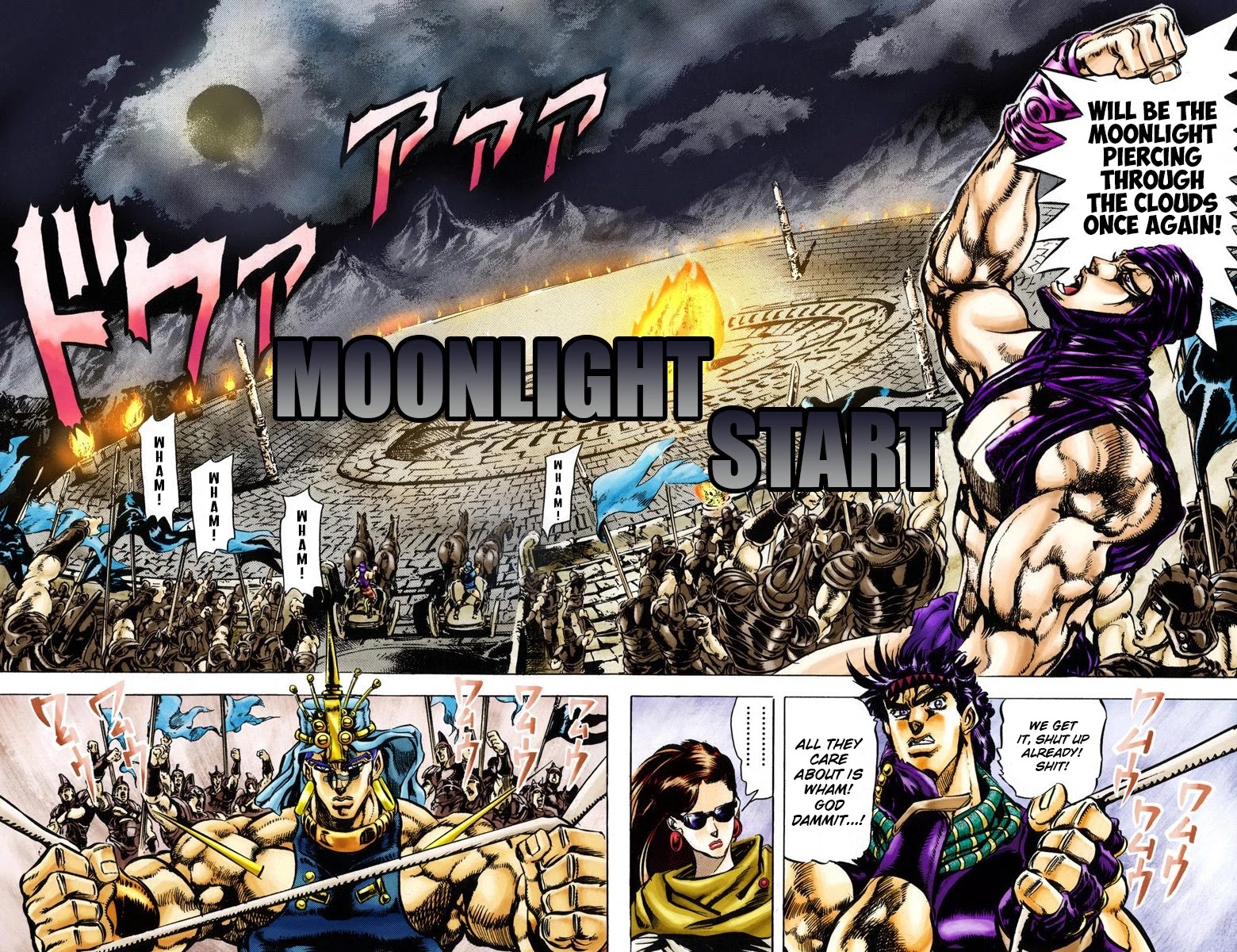 JoJo's Bizarre Adventure Part 2 - Battle Tendency (Official Colored) chapter 54 page 3