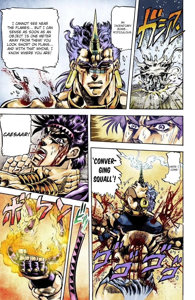 JoJo's Bizarre Adventure Part 2 - Battle Tendency (Official Colored) chapter 59 page 14