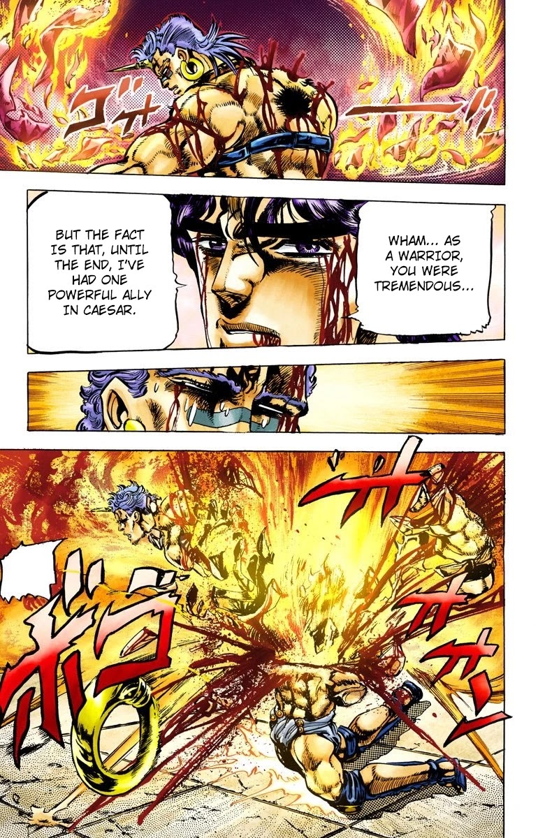 JoJo's Bizarre Adventure Part 2 - Battle Tendency (Official Colored) chapter 59 page 18