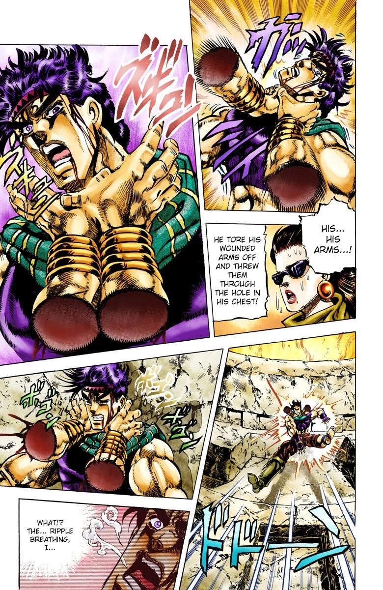 JoJo's Bizarre Adventure Part 2 - Battle Tendency (Official Colored) chapter 59 page 7