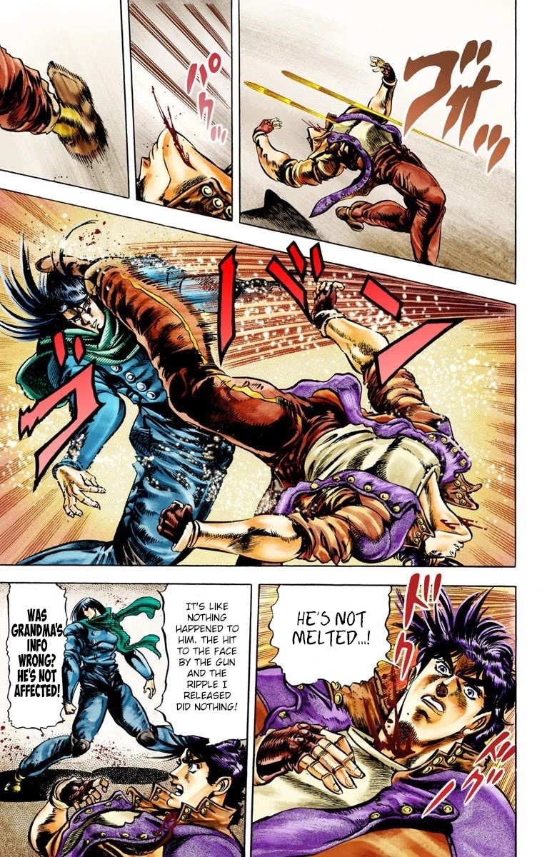 JoJo's Bizarre Adventure Part 2 - Battle Tendency (Official Colored) chapter 6 page 5