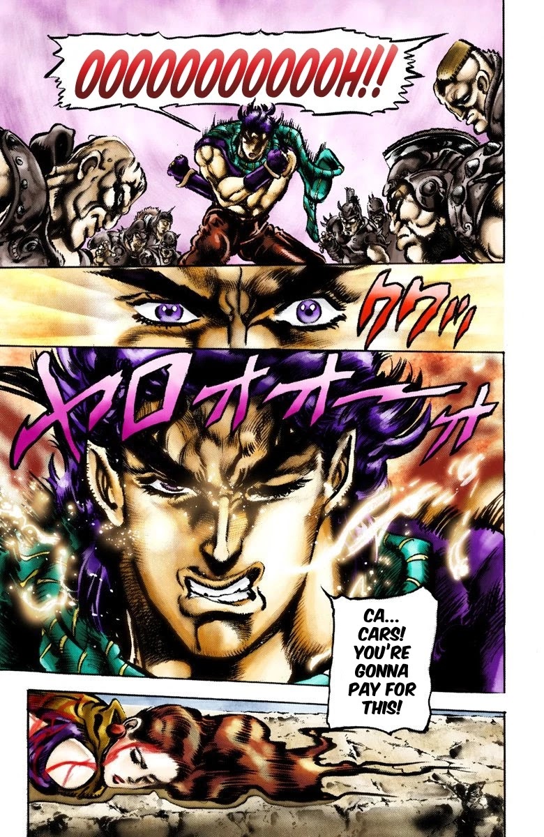 JoJo's Bizarre Adventure Part 2 - Battle Tendency (Official Colored) chapter 61 page 20