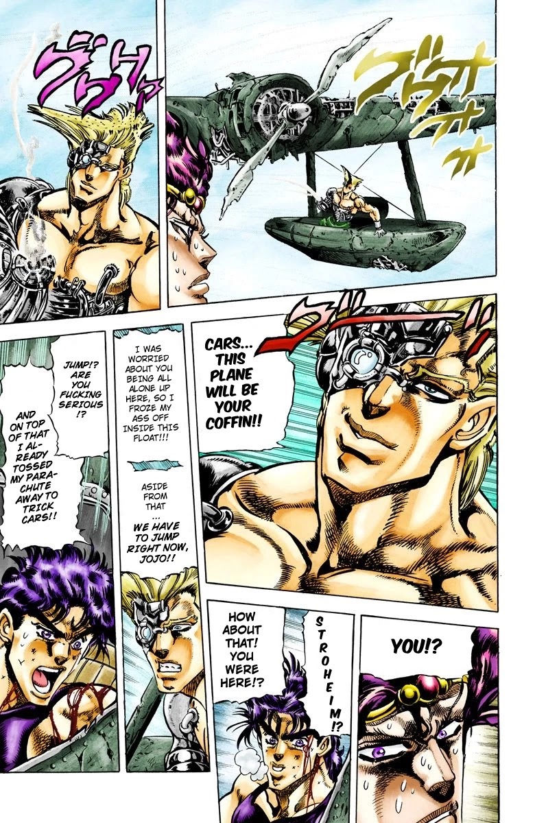 JoJo's Bizarre Adventure Part 2 - Battle Tendency (Official Colored) chapter 67 page 3