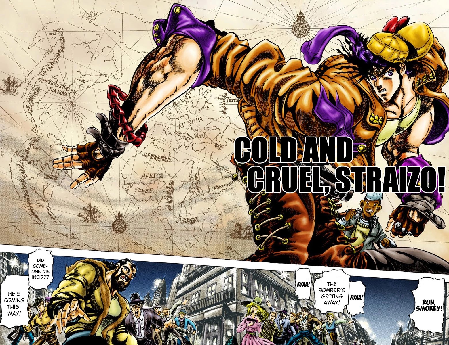 JoJo's Bizarre Adventure Part 2 - Battle Tendency (Official Colored) chapter 7 page 1