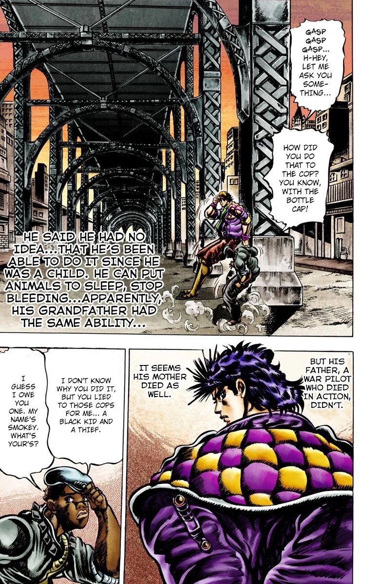 JoJo's Bizarre Adventure Part 2 - Battle Tendency (Official Colored) chapter 1 page 17