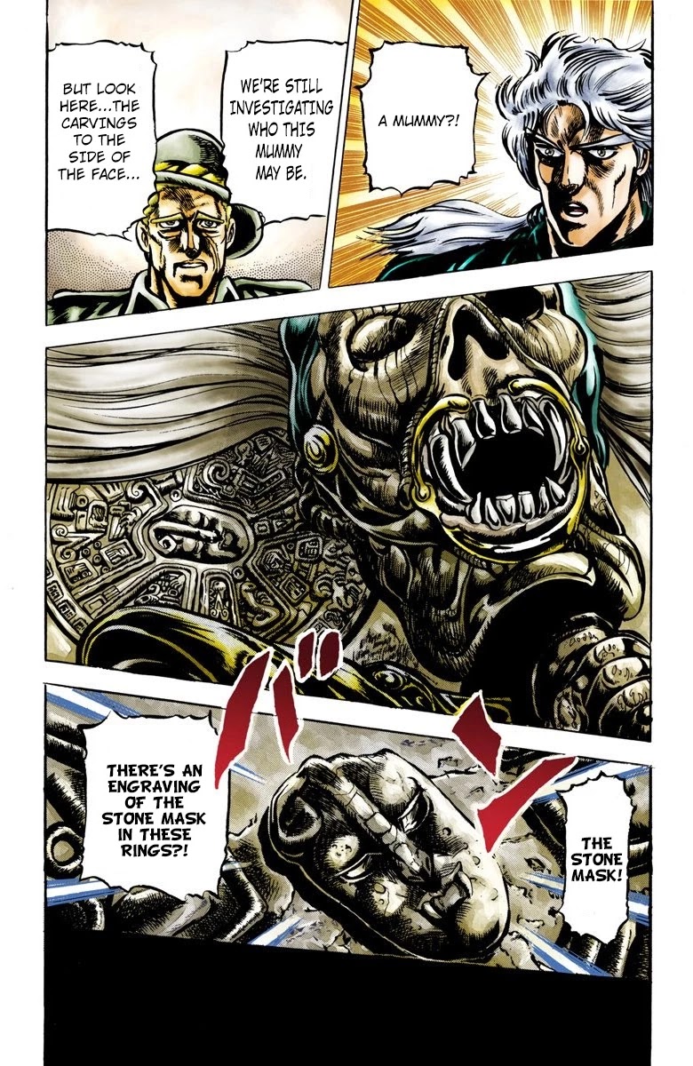 JoJo's Bizarre Adventure Part 2 - Battle Tendency (Official Colored) chapter 1 page 4