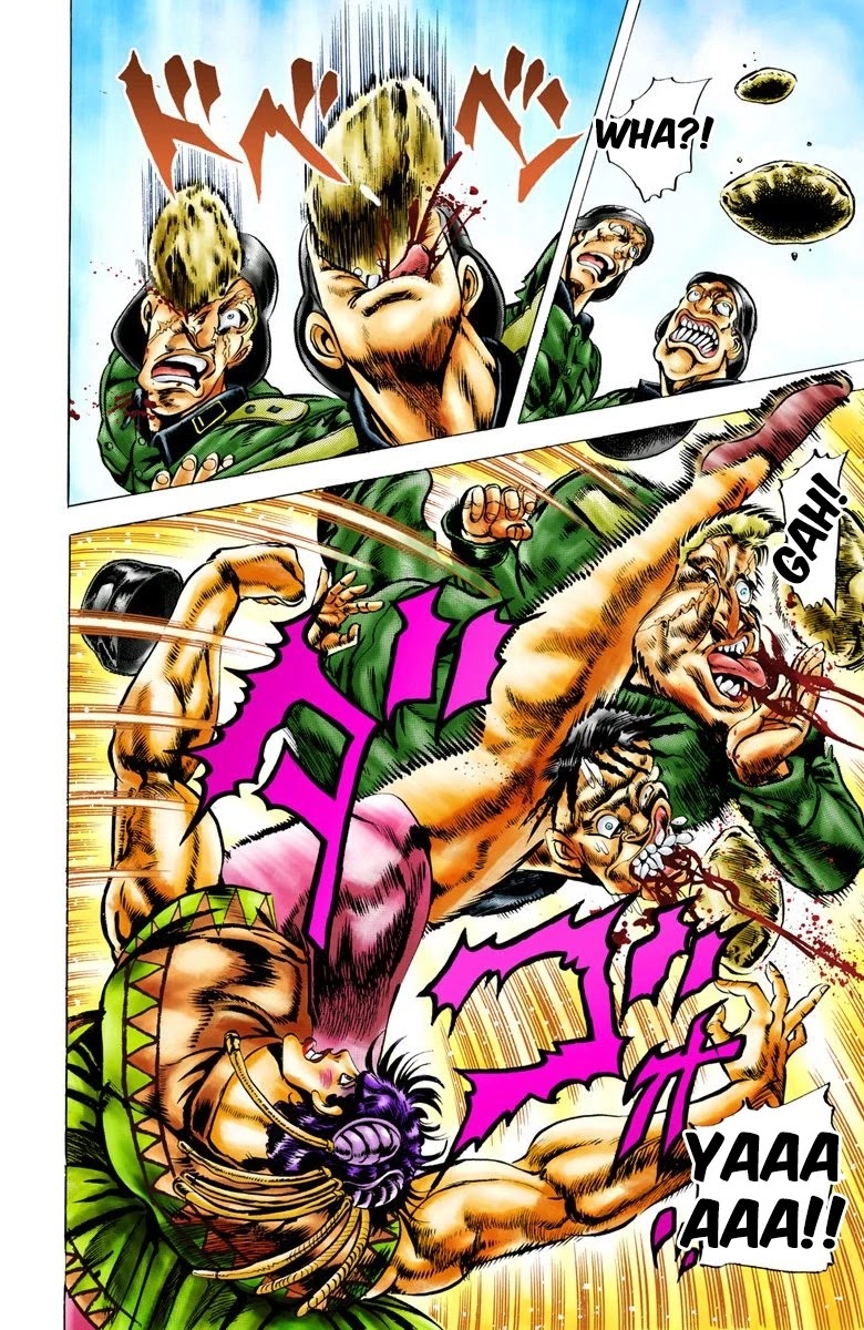 JoJo's Bizarre Adventure Part 2 - Battle Tendency (Official Colored) chapter 12 page 13