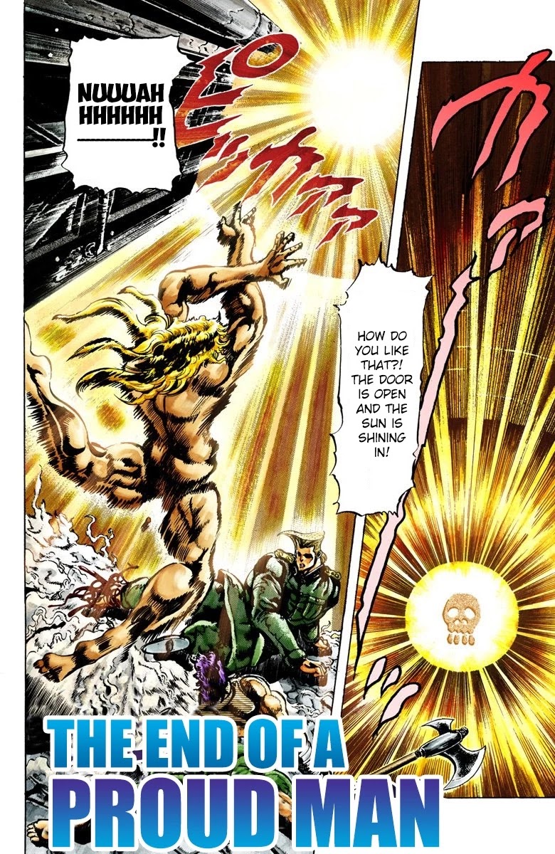 JoJo's Bizarre Adventure Part 2 - Battle Tendency (Official Colored) chapter 17 page 1