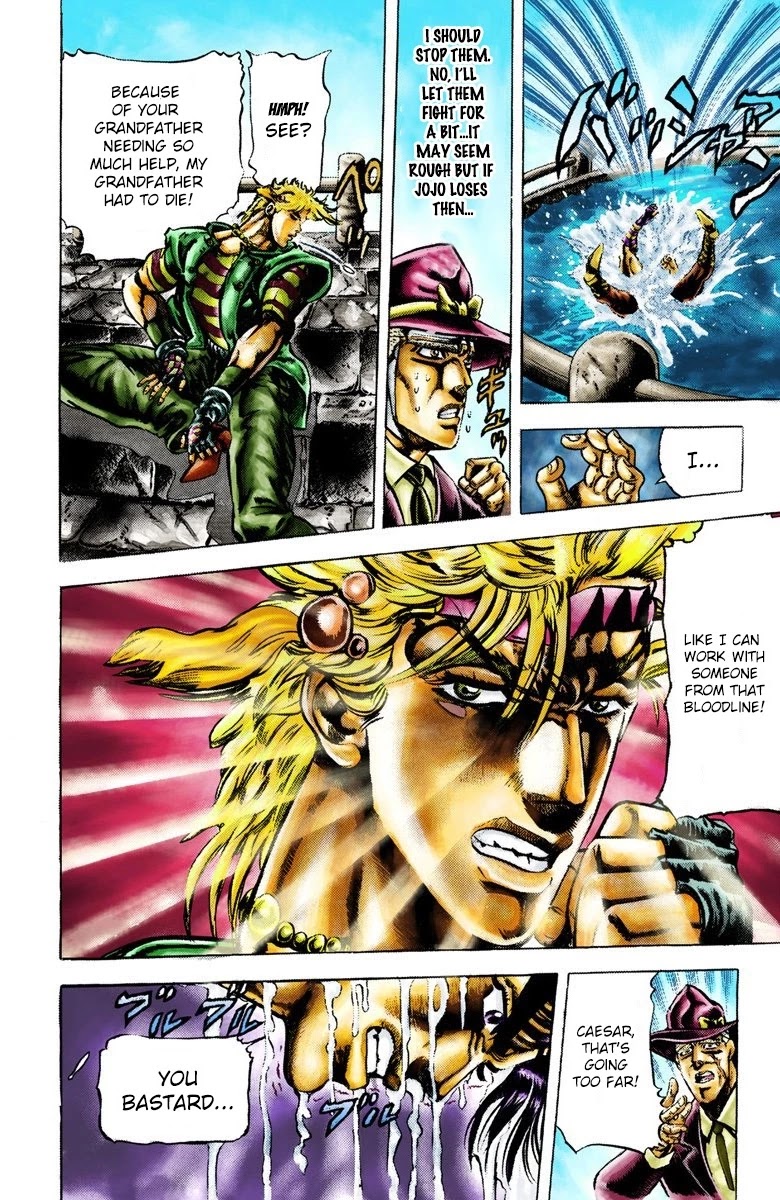 JoJo's Bizarre Adventure Part 2 - Battle Tendency (Official Colored) chapter 19 page 10