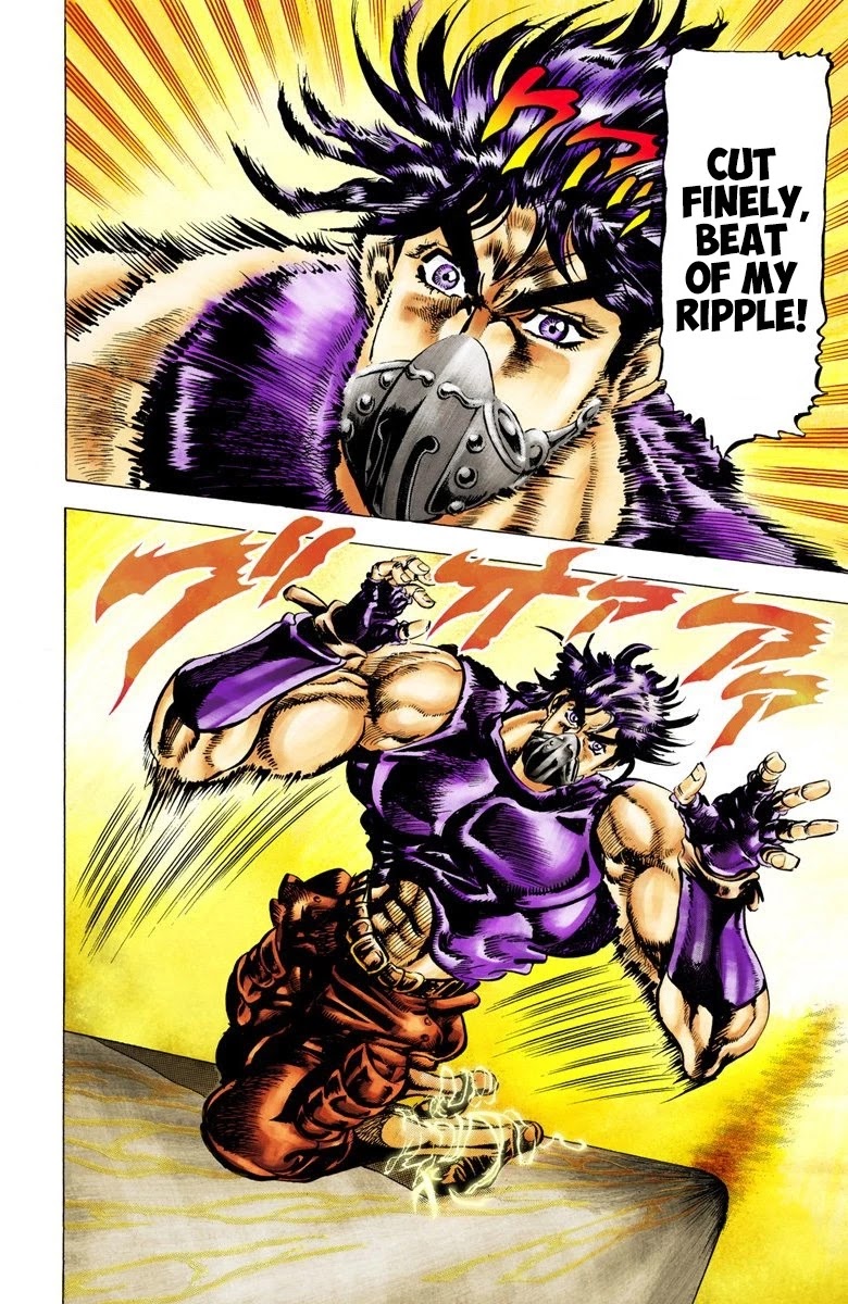 JoJo's Bizarre Adventure Part 2 - Battle Tendency (Official Colored) chapter 30 page 12