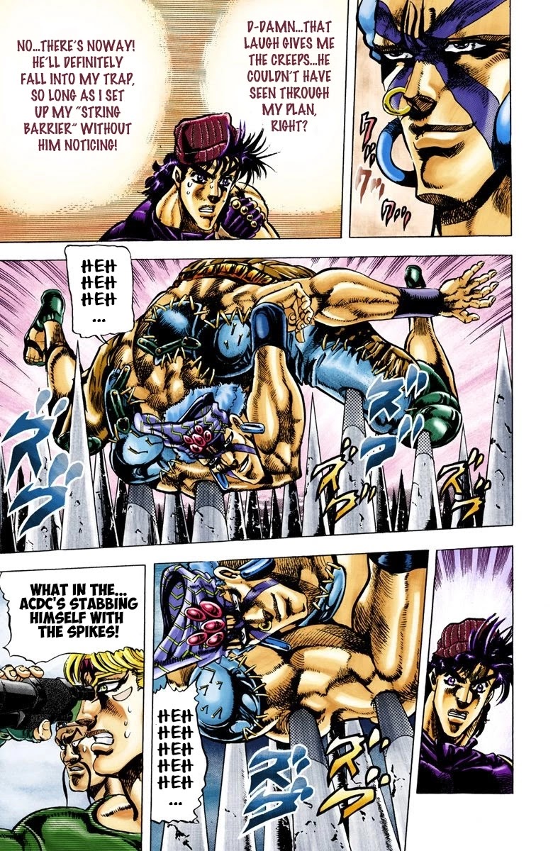 JoJo's Bizarre Adventure Part 2 - Battle Tendency (Official Colored) chapter 35 page 13