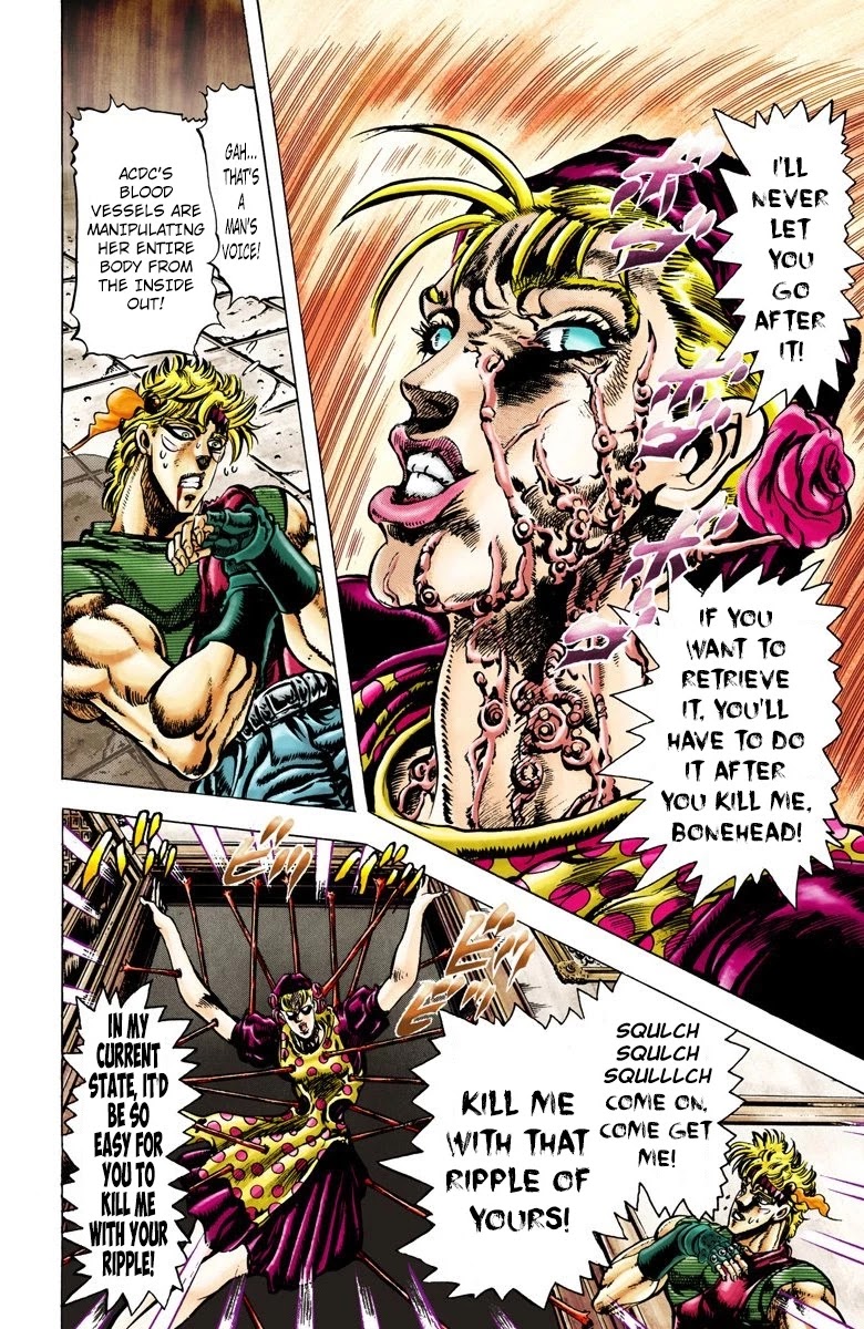 JoJo's Bizarre Adventure Part 2 - Battle Tendency (Official Colored) chapter 38 page 6