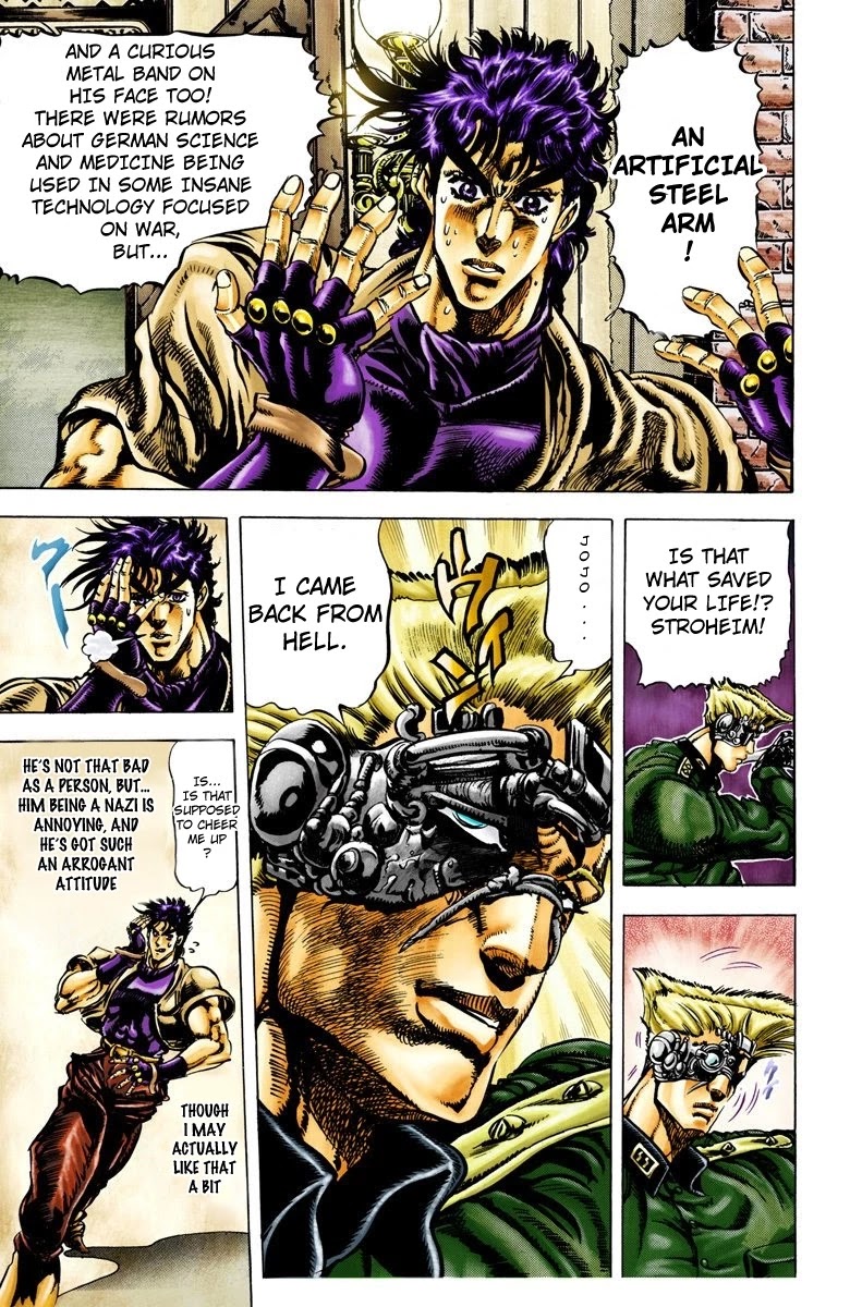 JoJo's Bizarre Adventure Part 2 - Battle Tendency (Official Colored) chapter 41 page 4