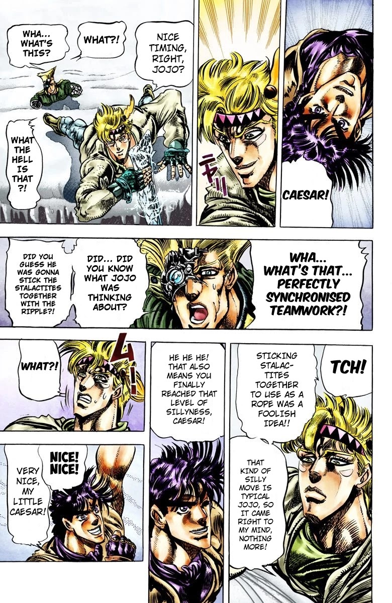 JoJo's Bizarre Adventure Part 2 - Battle Tendency (Official Colored) chapter 43 page 15