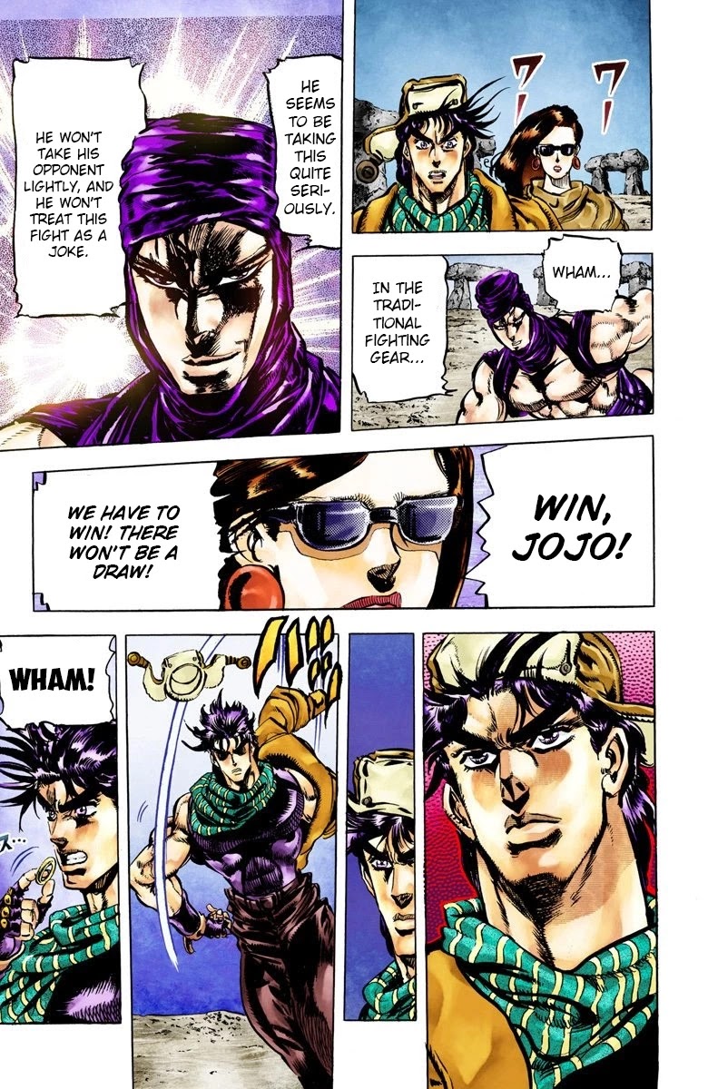 JoJo's Bizarre Adventure Part 2 - Battle Tendency (Official Colored) chapter 53 page 17