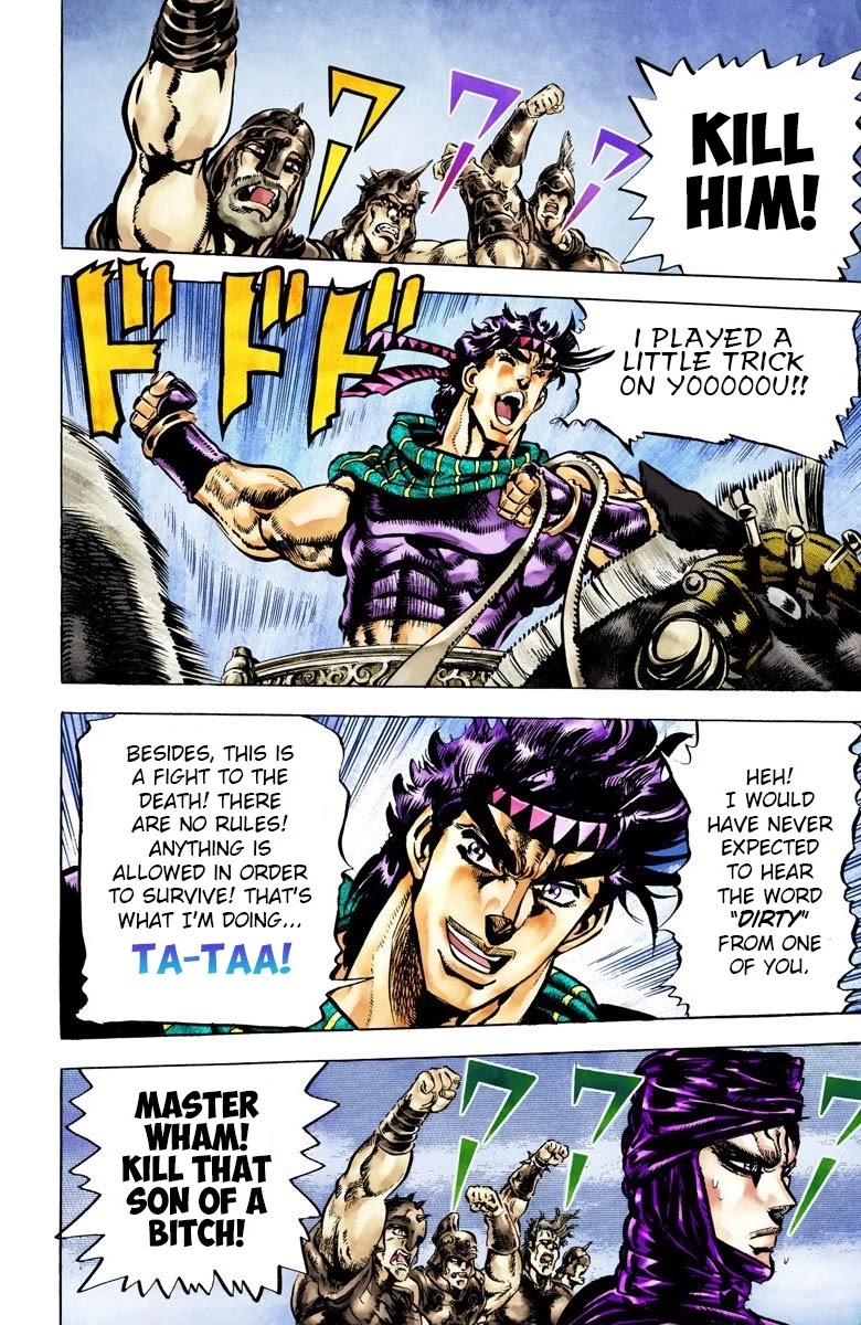 JoJo's Bizarre Adventure Part 2 - Battle Tendency (Official Colored) chapter 54 page 13