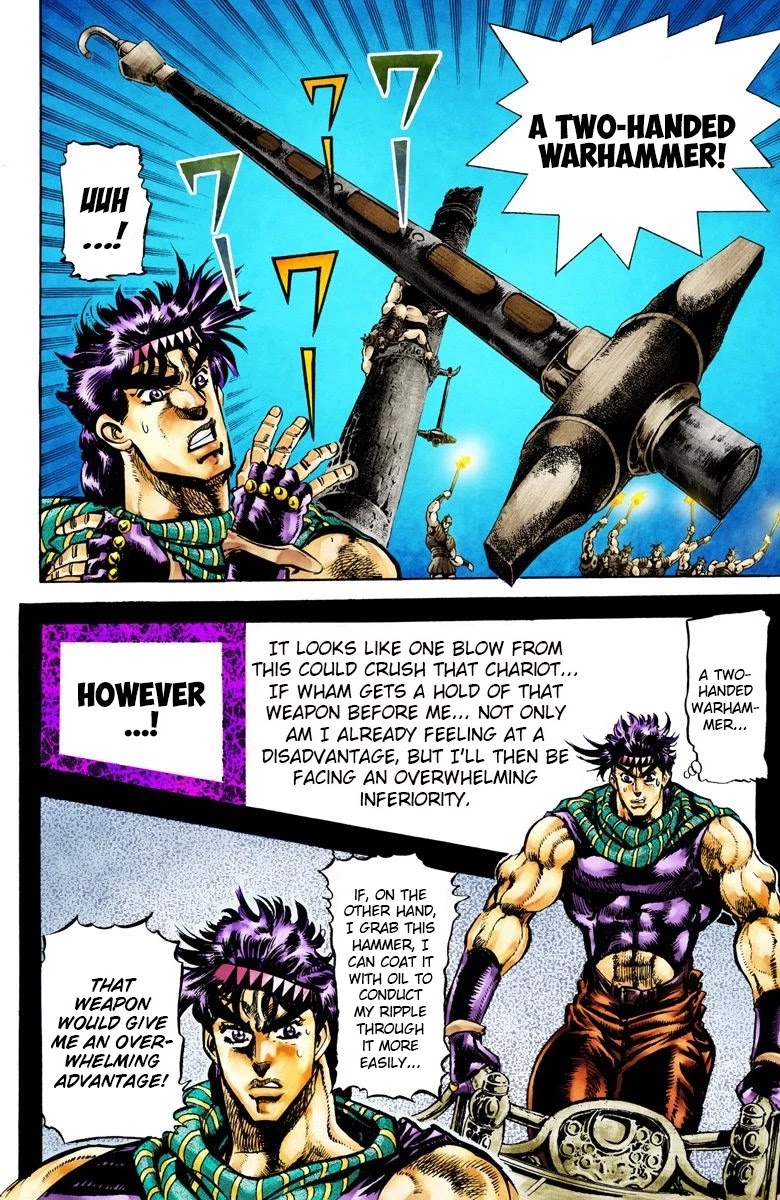 JoJo's Bizarre Adventure Part 2 - Battle Tendency (Official Colored) chapter 54 page 6
