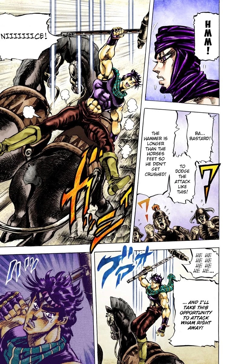 JoJo's Bizarre Adventure Part 2 - Battle Tendency (Official Colored) chapter 55 page 16