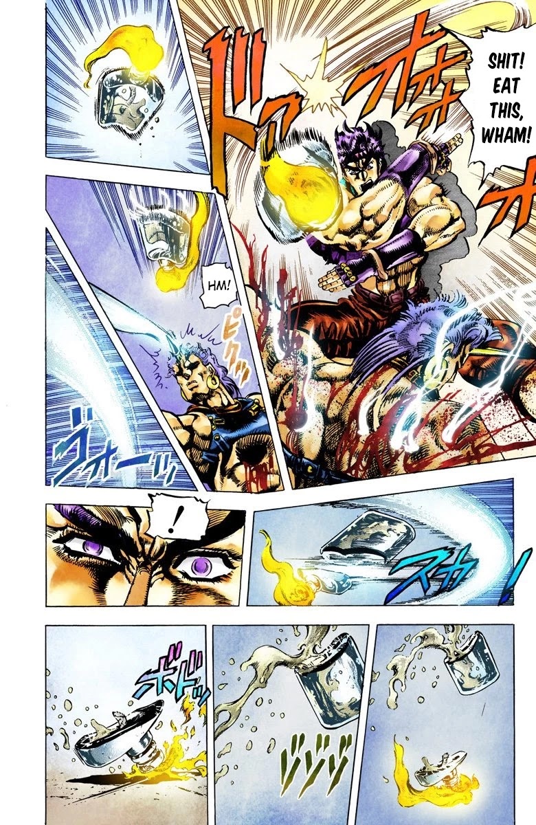 JoJo's Bizarre Adventure Part 2 - Battle Tendency (Official Colored) chapter 59 page 13