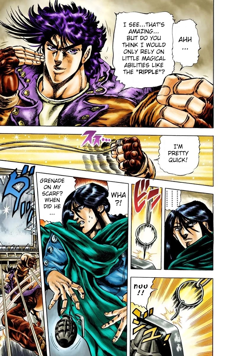 JoJo's Bizarre Adventure Part 2 - Battle Tendency (Official Colored) chapter 6 page 7