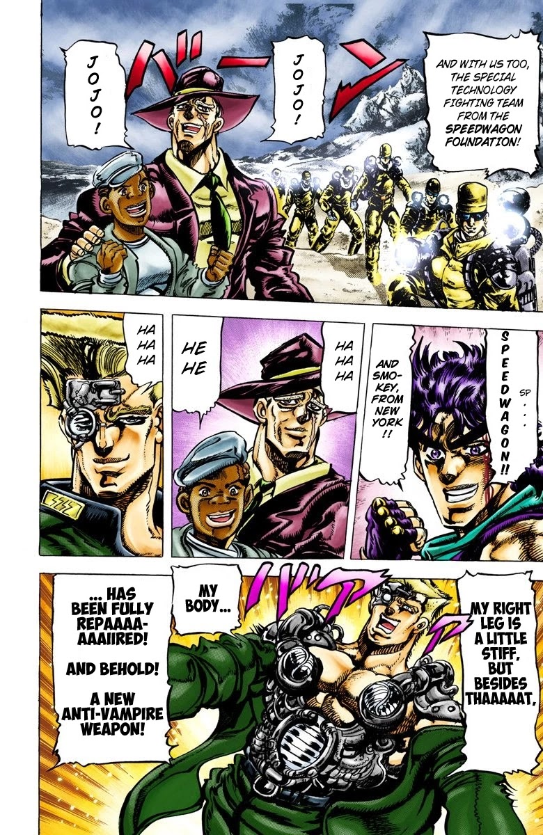 JoJo's Bizarre Adventure Part 2 - Battle Tendency (Official Colored) chapter 62 page 6