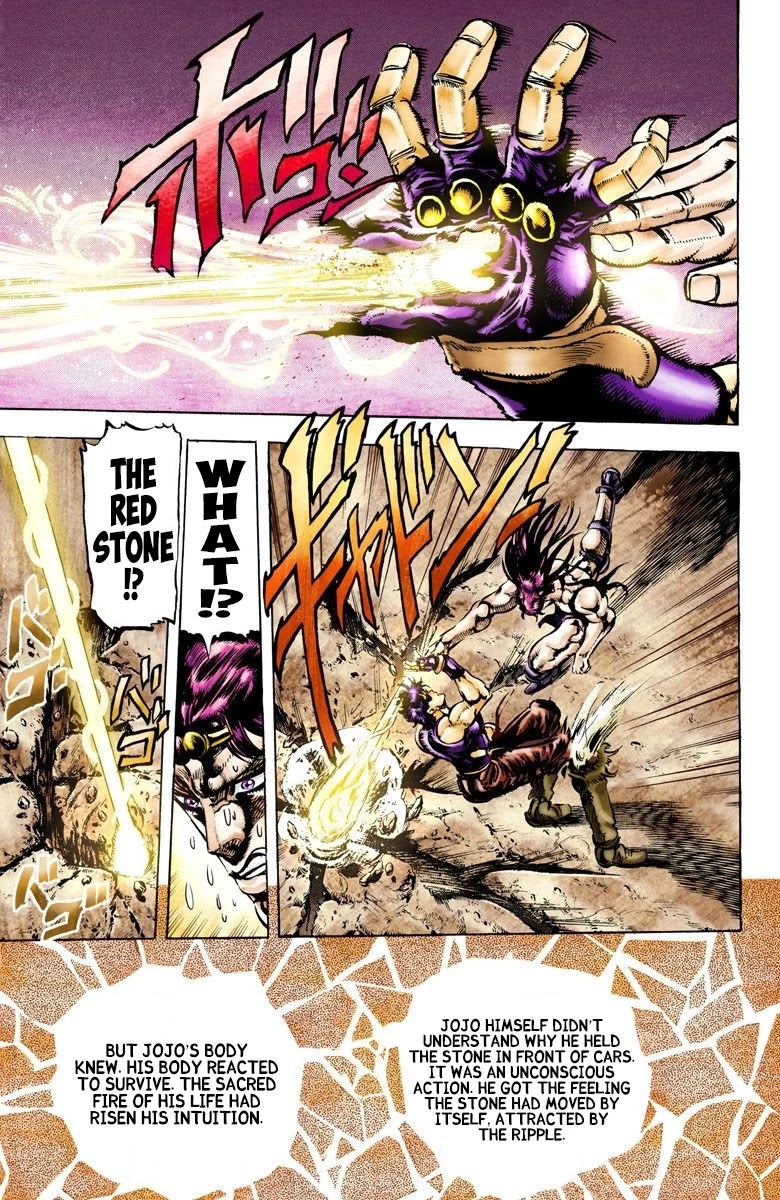 JoJo's Bizarre Adventure Part 2 - Battle Tendency (Official Colored) chapter 68 page 12