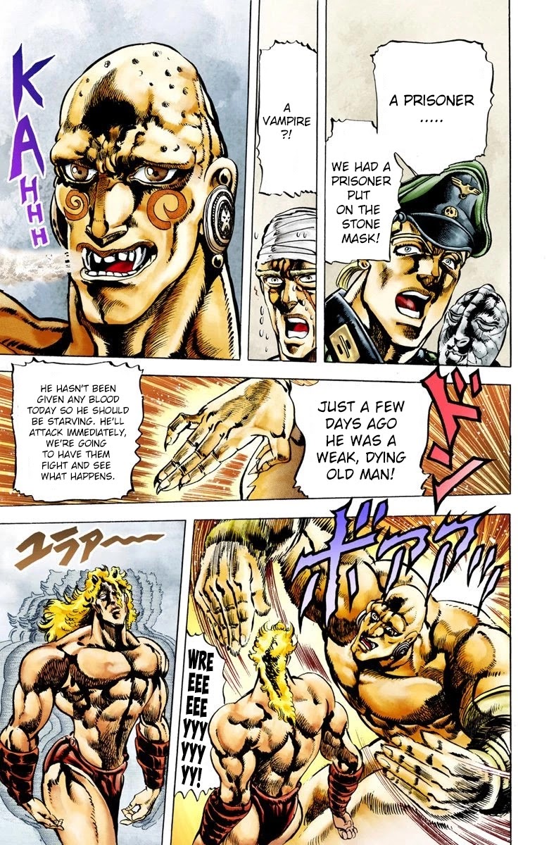 JoJo's Bizarre Adventure Part 2 - Battle Tendency (Official Colored) chapter 10 page 12