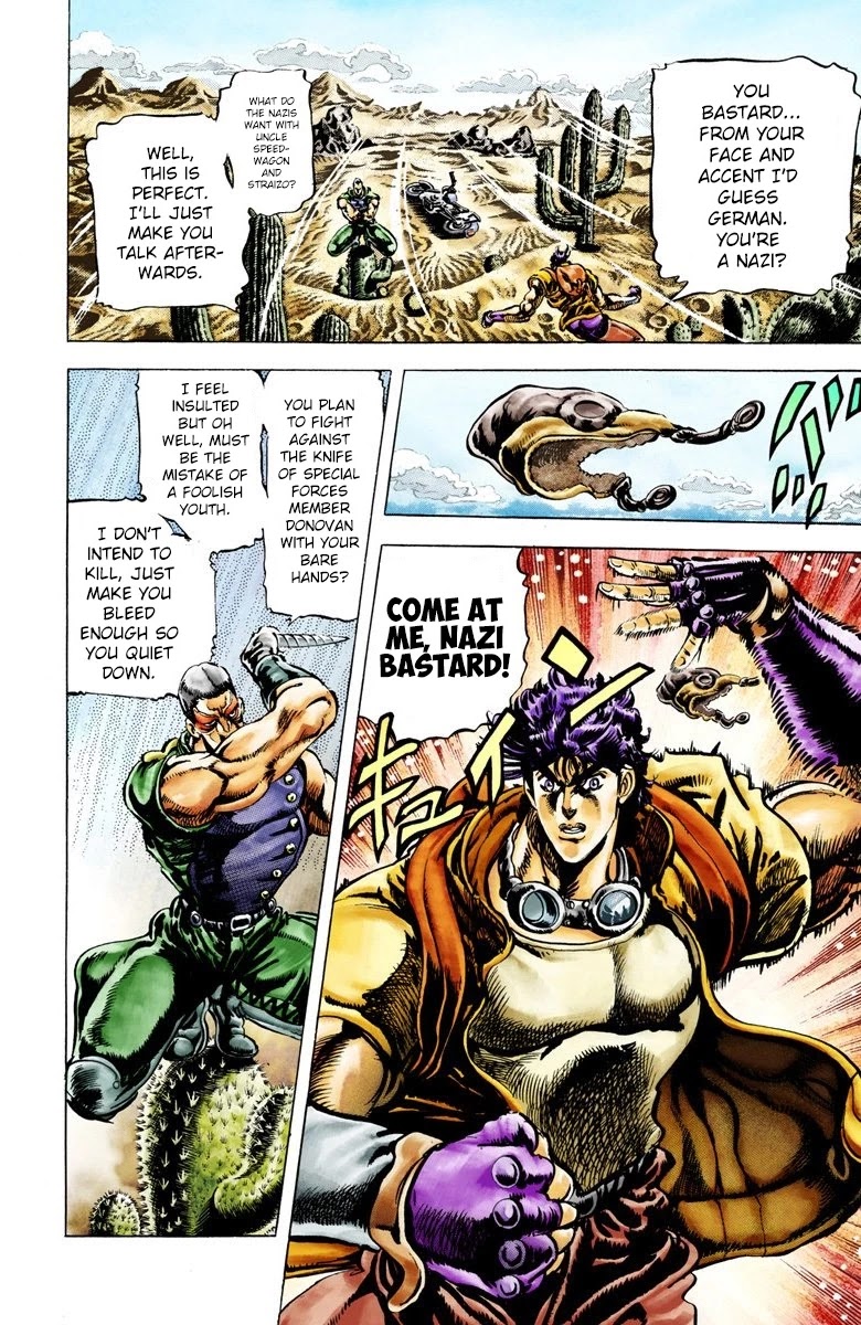 JoJo's Bizarre Adventure Part 2 - Battle Tendency (Official Colored) chapter 11 page 10