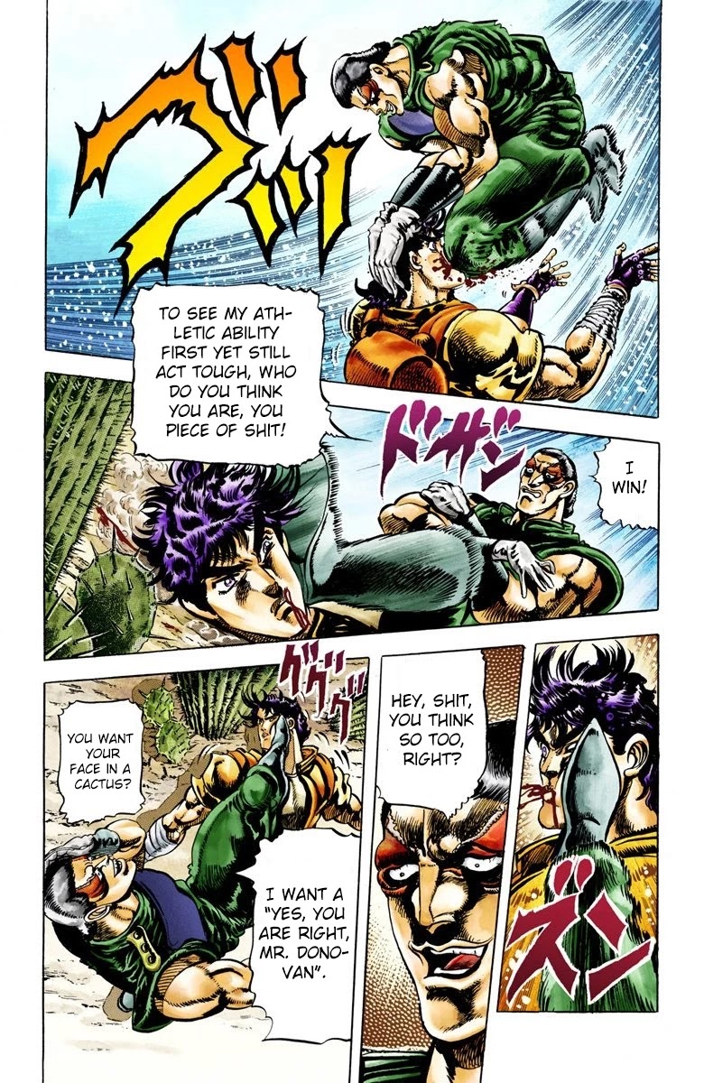 JoJo's Bizarre Adventure Part 2 - Battle Tendency (Official Colored) chapter 11 page 14