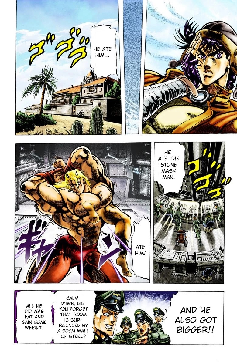 JoJo's Bizarre Adventure Part 2 - Battle Tendency (Official Colored) chapter 11 page 18