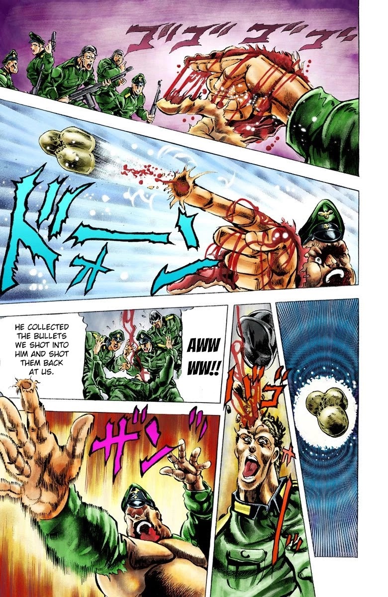 JoJo's Bizarre Adventure Part 2 - Battle Tendency (Official Colored) chapter 13 page 11