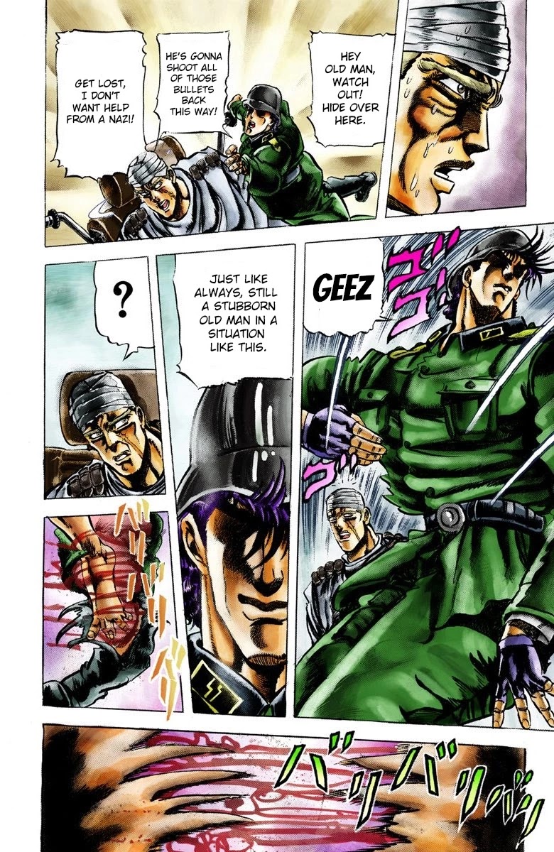 JoJo's Bizarre Adventure Part 2 - Battle Tendency (Official Colored) chapter 13 page 12