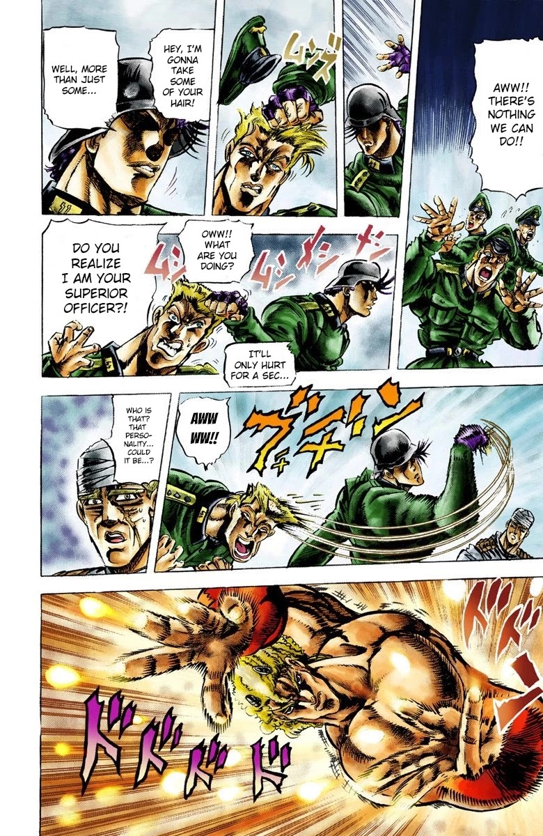 JoJo's Bizarre Adventure Part 2 - Battle Tendency (Official Colored) chapter 13 page 14