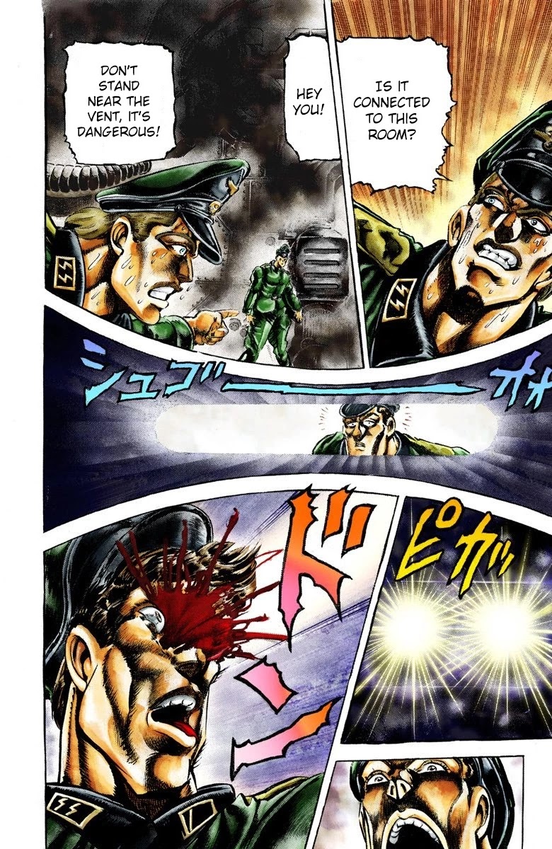 JoJo's Bizarre Adventure Part 2 - Battle Tendency (Official Colored) chapter 13 page 4