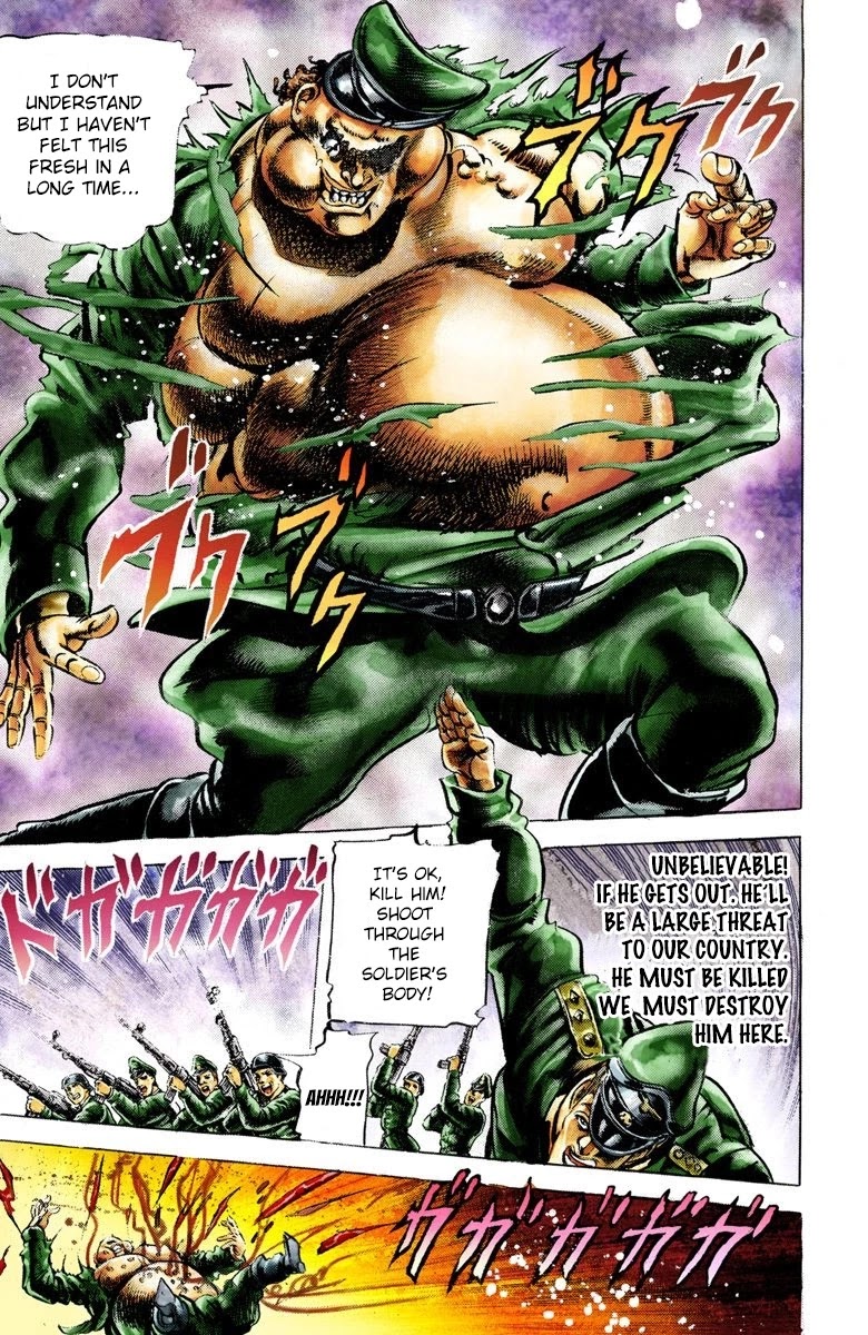 JoJo's Bizarre Adventure Part 2 - Battle Tendency (Official Colored) chapter 13 page 7