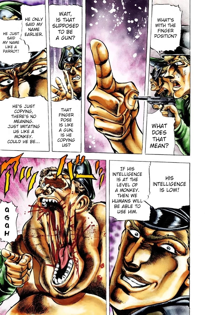 JoJo's Bizarre Adventure Part 2 - Battle Tendency (Official Colored) chapter 13 page 9